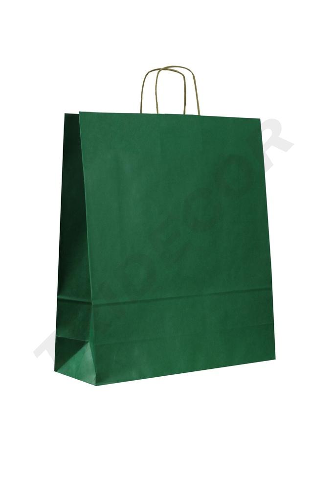 Bolsa de Papel Kraft Verde 45X49X12cm 25 unidades