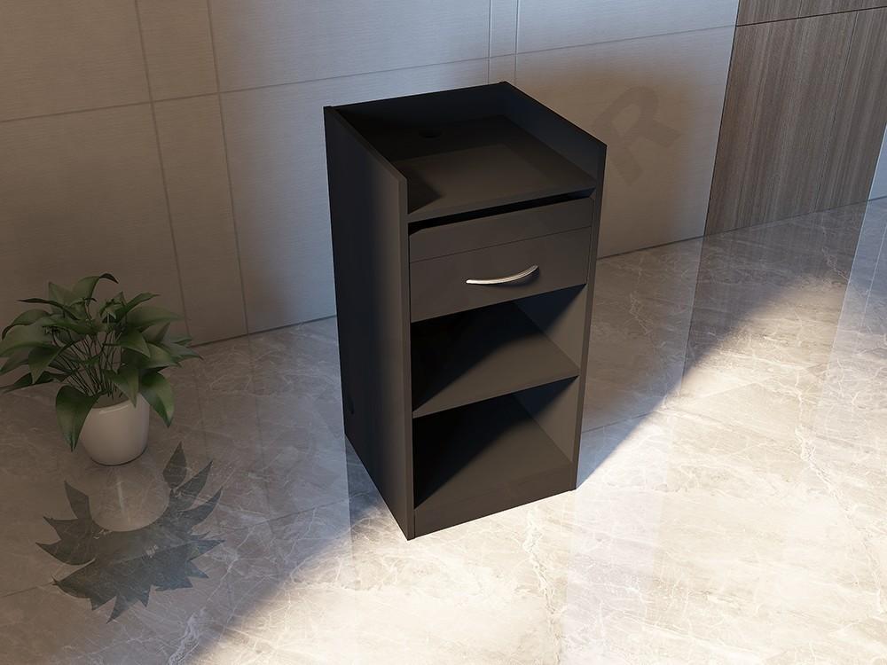 Caja de Contador/ordenador 50X50X110 cm blanco/negro