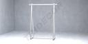 Perchero de Forma Triangular Color Blanco 150X120X48 cm Tridecor