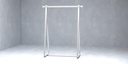 Perchero de Forma Triangular Color Blanco Mate 150X120X48cm