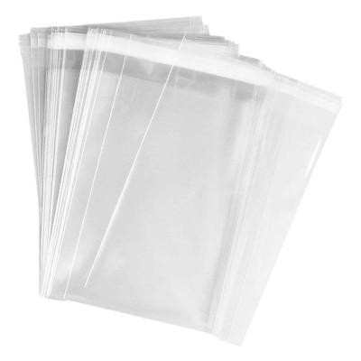Bolsa Opp Transparente con Adhesivo 20X20cm 100 unidades/Paquete