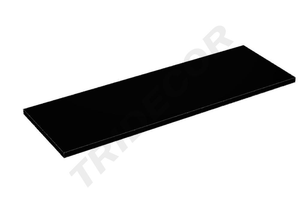 ESTANTE DE MADERA 90X30CM GROSOR 19MM COLOR NEGRO