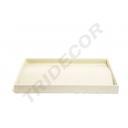 Bandeja para Joyas de Lino Beige 35x24x3 cm