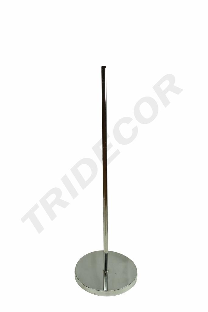 Base metálica para bustos de tubo de 25 mm