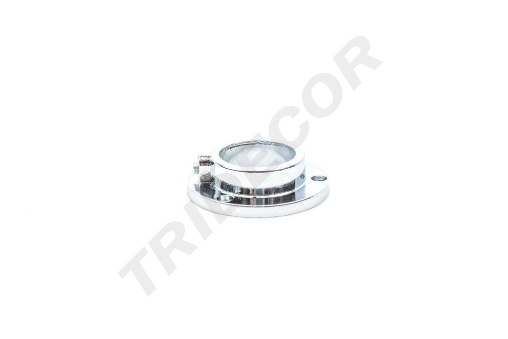 Base para Tubo de Cromo de 32 mm