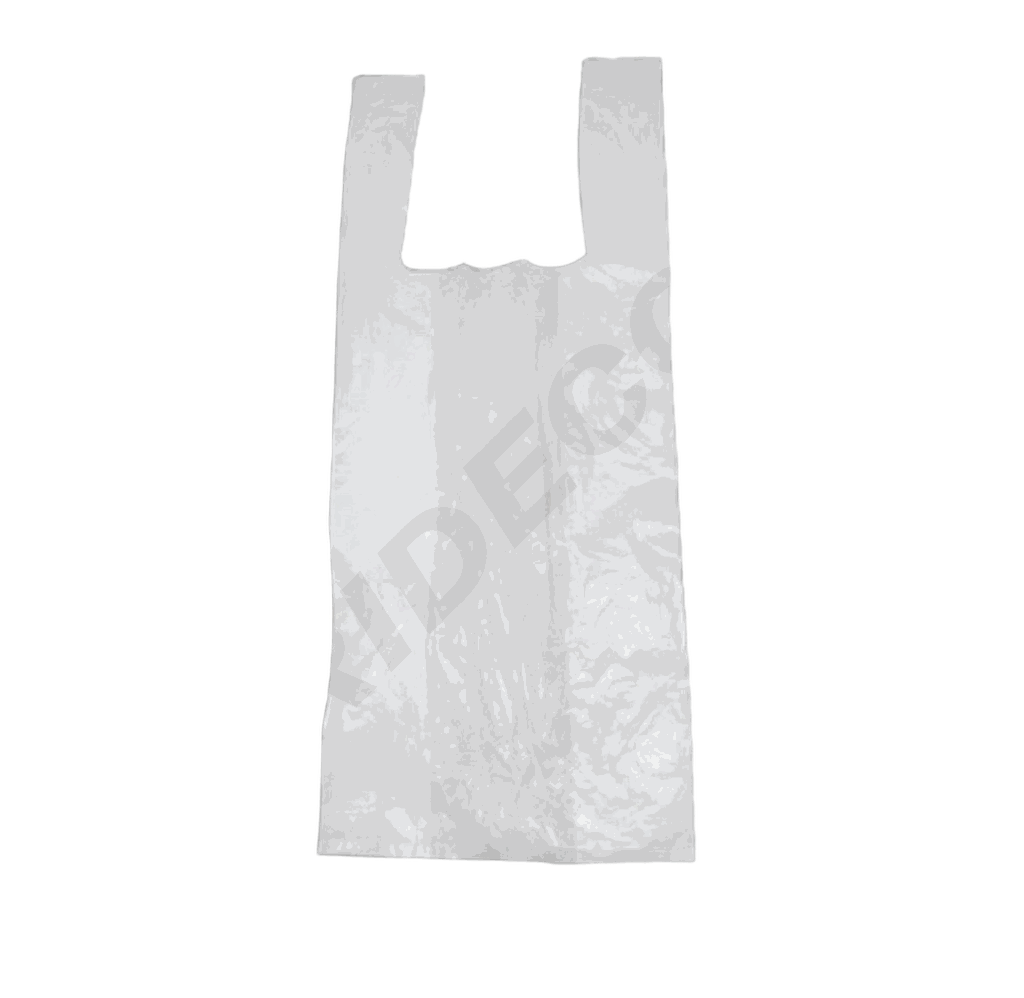 Bolsa camiseta blanca 60X40