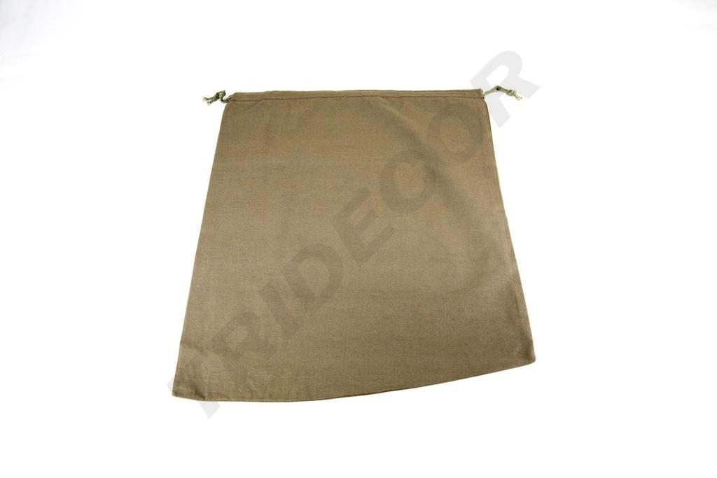 Bolsa de lino marrón con cierre de cordón, 38X4 CM - 12 unidades