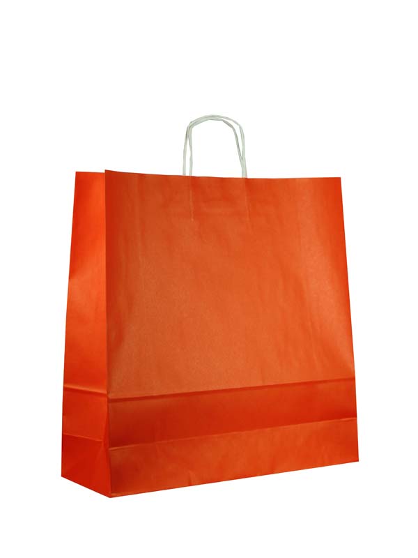 Bolsa de Papel de Celulosa Naranja 49X44X15 CM 25 Unidades