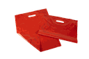 Bolsa roja con asas troqueladas 40X50 cm 100 unidades