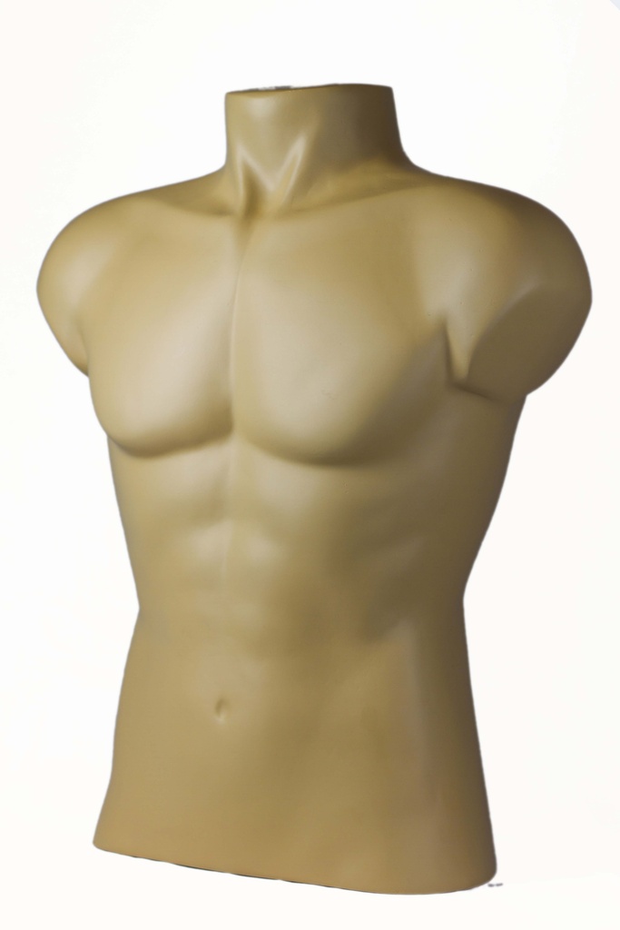 Busto masculino color carne