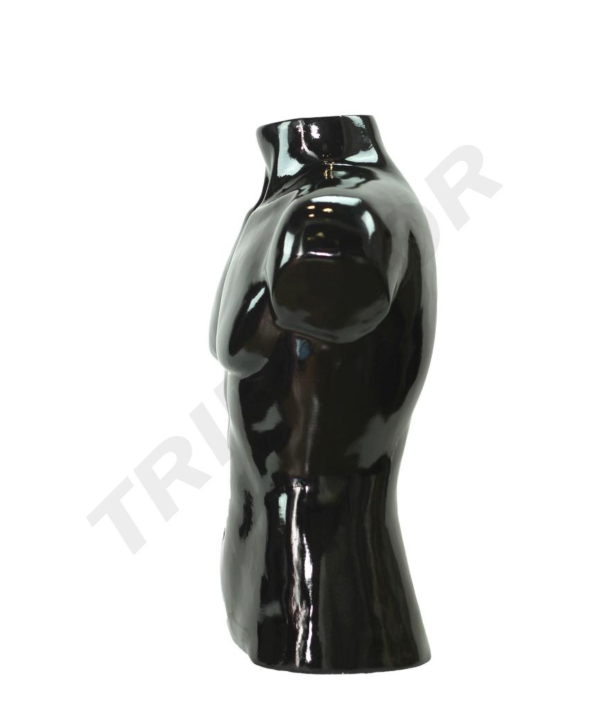 040302-Busto-de-hombre-lacado-en-negro-brillo-tridecor
