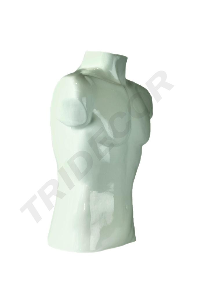 040802-Busto-de-hombre-lacado-en-blanco-brillo-tridecor
