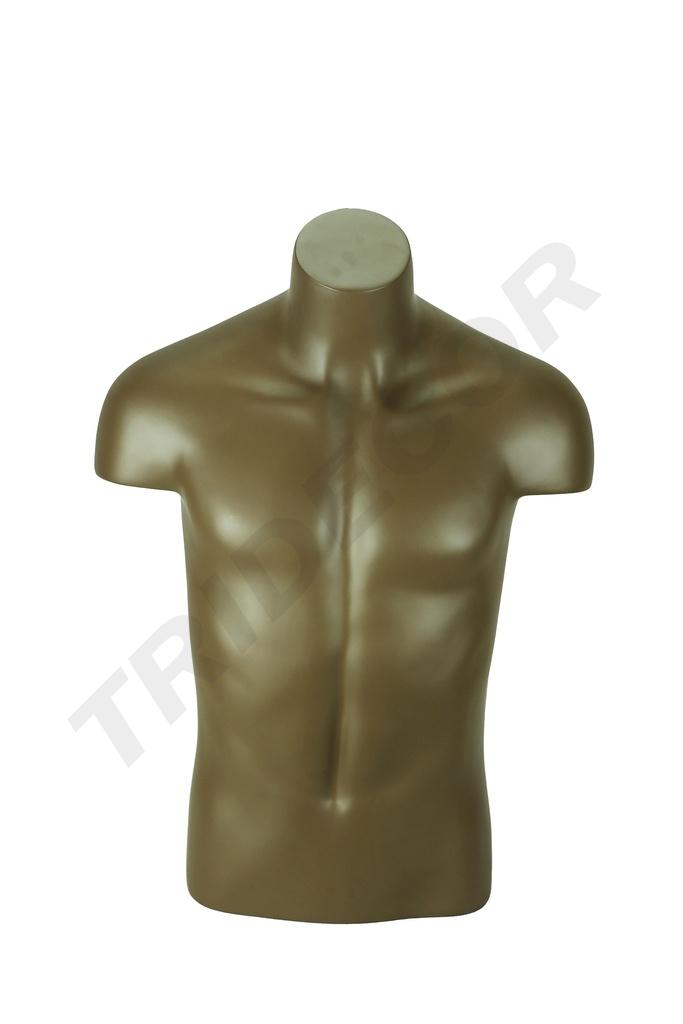 040178-Maniquí-busto-de-hombre-marrón-dorado-tridecor
