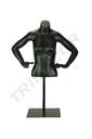 040844-Busto-de-mujer-negro-con-base-de-metal-regulable-tridecor
