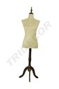 040374-Busto-de-mujer-lino-beige-madera-oscura-tridecor