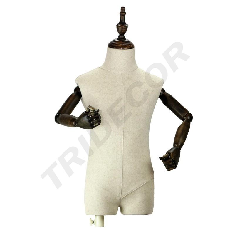 040380-Busto-infantil-de-tela-con-brazos-articulados-tridecor