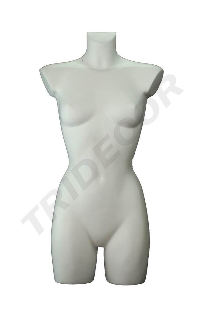 040096-Maniquí-busto-medio-cuerpo-mujer-blanco-mate-tridecor
