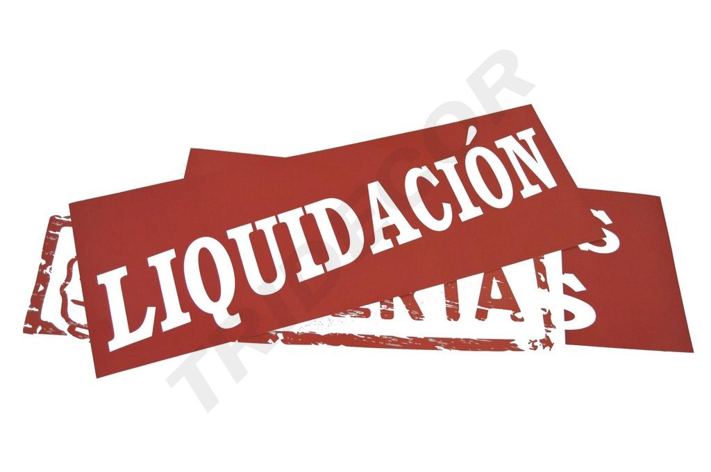 Banner de LIQUIDACIÓN 100X35 cm