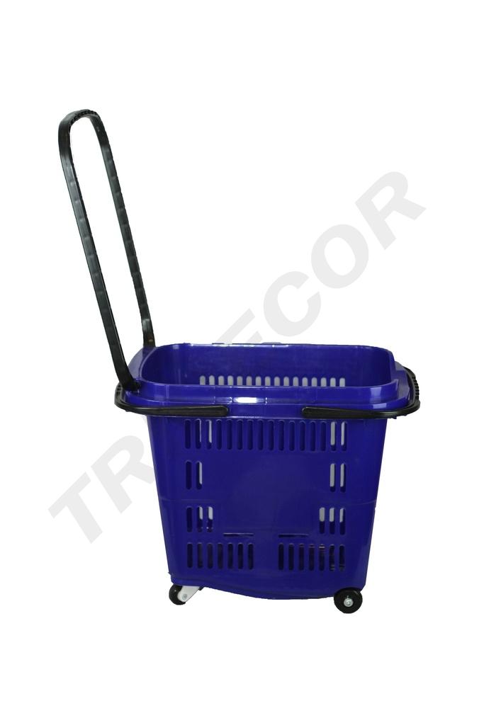 Cesta de la Compra 50 L Azul