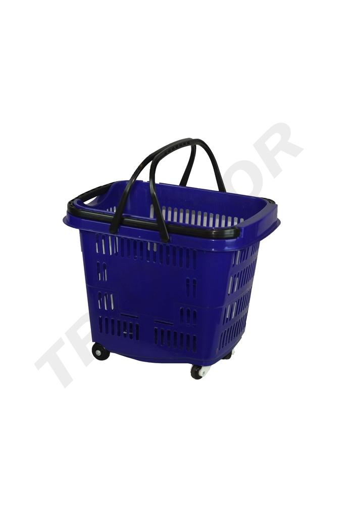 Cesta de la Compra 50 L Azul