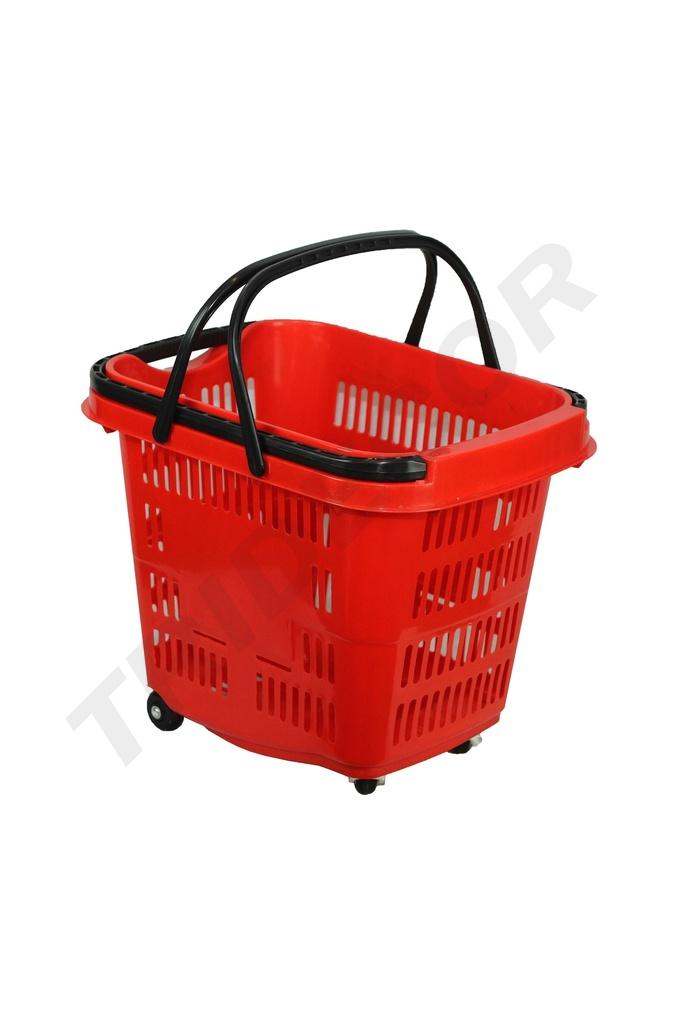 Cesta de la Compra 50 L Color Rojo