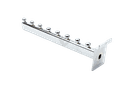 Colgador inclinado con 8 bolas para panel de lamas de 40 cm