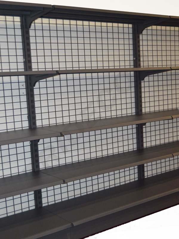 Estantería de Metal Gris con Malla 90X200cm