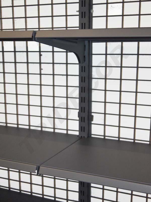 Estantería de Metal Gris con Malla 90X200cm