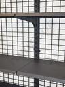 Estantería de Metal Gris con Malla 90X200cm