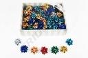 Estrellas Adhesivas Colores Metálicos 5X5X3cm 100 unidades/Caja