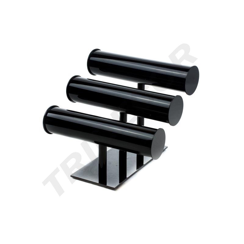 007052-Expositor-Acrílico-Negro-para-Pulseras-y-relojes-tridecor