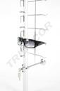 Expositor de 14 Gafas con Cerradura para Pared 125X16cm, 10 unidades/caja