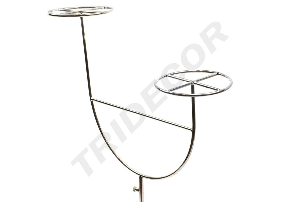 Expositor de Acero para Sombreros, Altura Regulable Tridecor