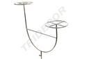 Expositor de Acero para Sombreros, Altura Regulable Tridecor