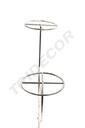 Expositor de Acero para Sombreros, Altura Regulable Tridecor