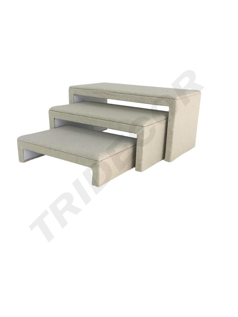 Expositor de Lino Beige Forma C 3 Alturas