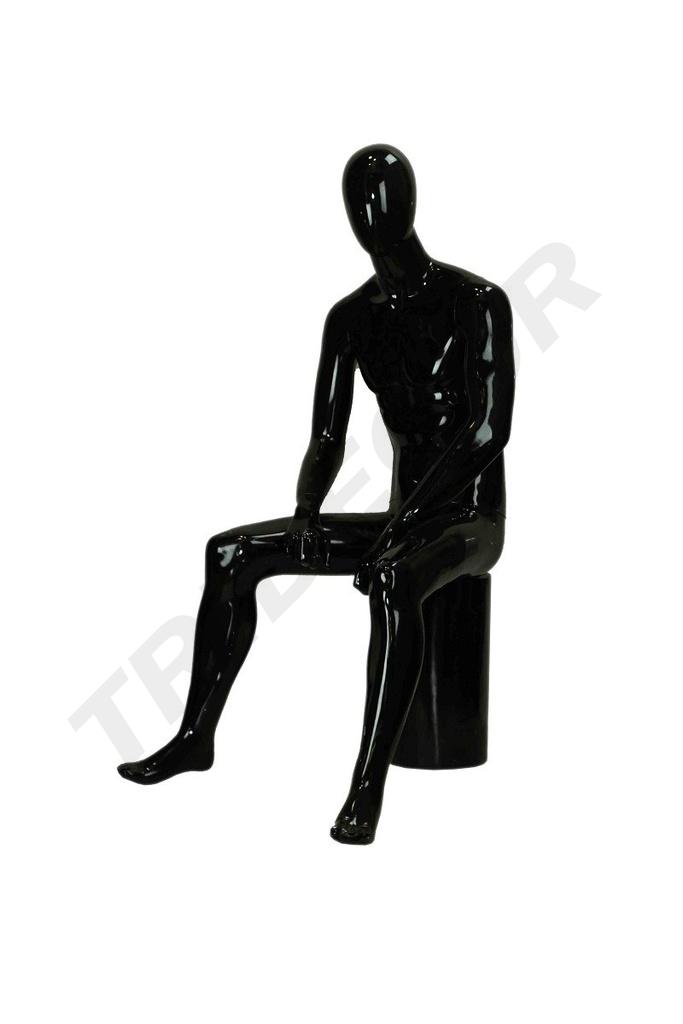 040279-Maniquí-de-hombre-sentado-negro-brillo-tridecor
