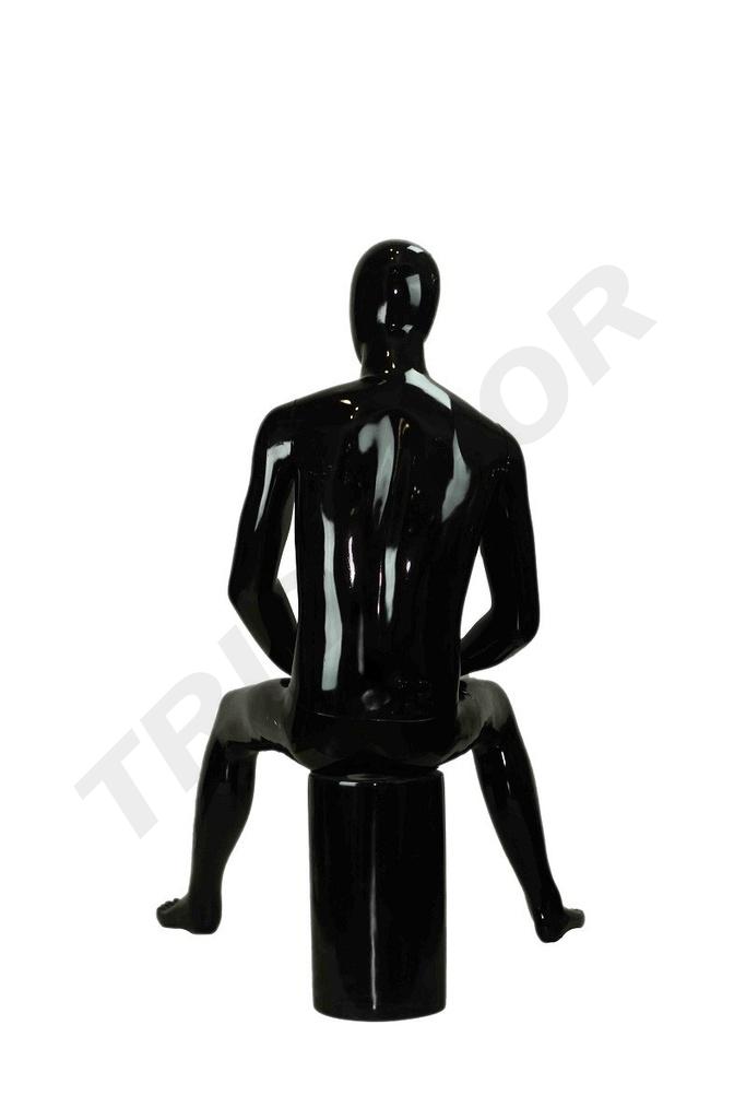 040279-Maniquí-de-hombre-sentado-negro-brillo-tridecor
