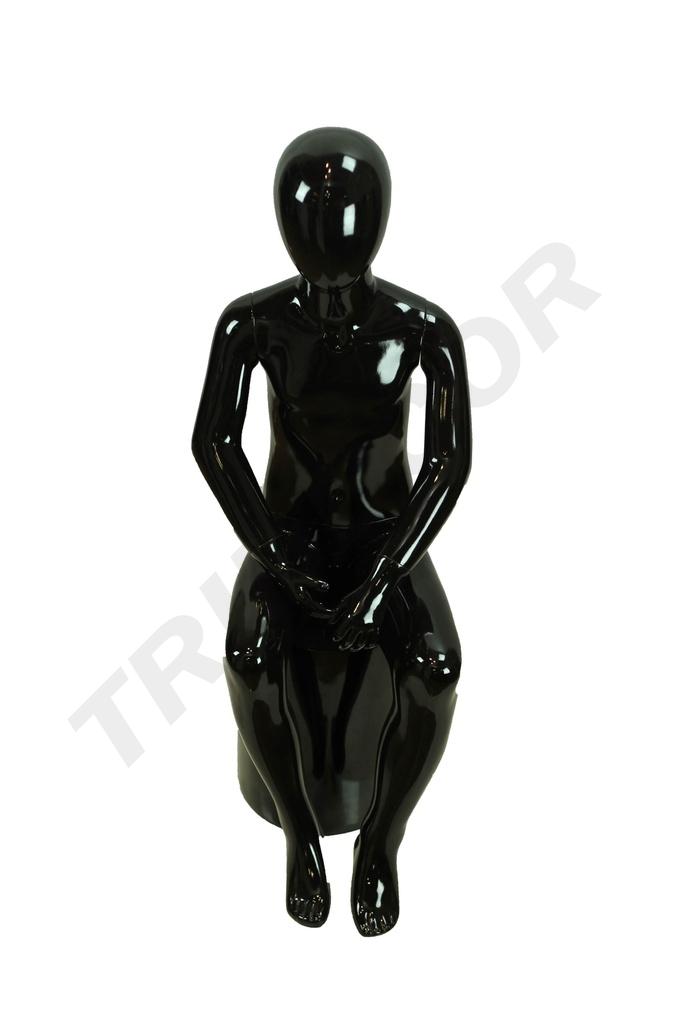 040855-maniquí-infantil-sentado-negro-brillo-8-años-tridecor