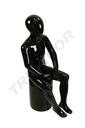 040855-maniquí-infantil-sentado-negro-brillo-8-años-tridecor