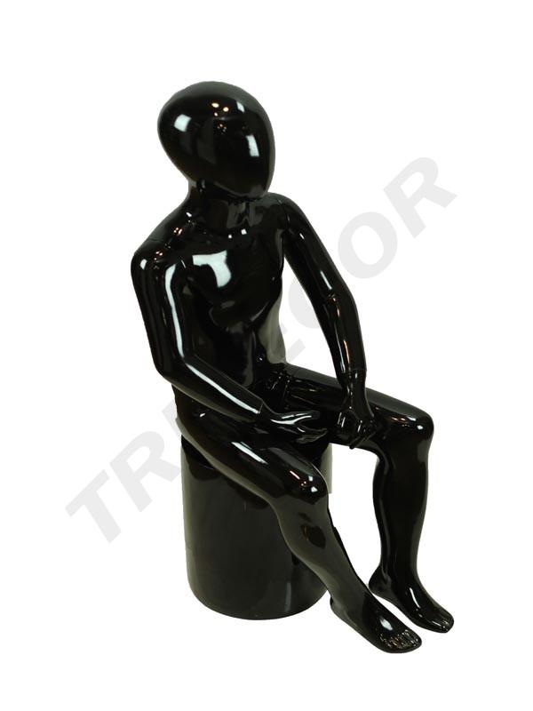 040855-maniquí-infantil-sentado-negro-brillo-8-años-tridecor