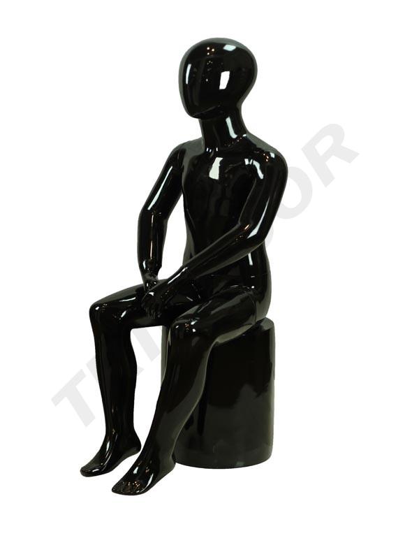 040855-maniquí-infantil-sentado-negro-brillo-8-años-tridecor