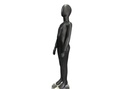 Maniquí Infantil de Fibra de Vidrio Negro Mate 8-10 Años