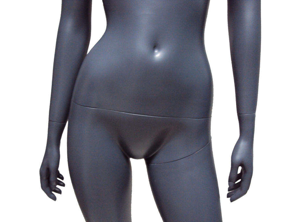 Maniquí Femenino Gris Mate con Características