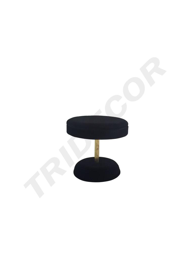 Mesa de Joyería de Terciopelo Negro