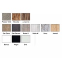 Panel de Listones Blanco Mate 9.5 Guías 120X120cm