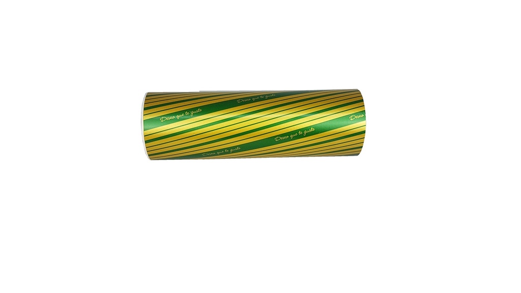 Espero que te guste el papel de regalo verde y dorado de 31cm
