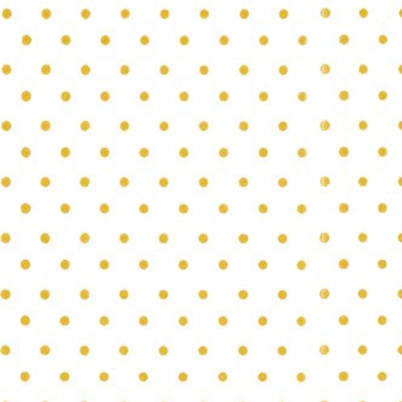 Papel de Seda Blanco con Puntos Dorados 75X50cm 100 unidades
