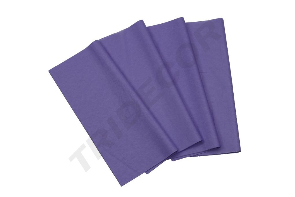 Papel de seda morado 75X50 100 unidades