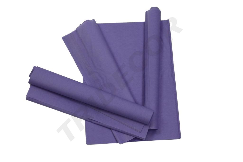 Papel de seda morado 75X50 100 unidades